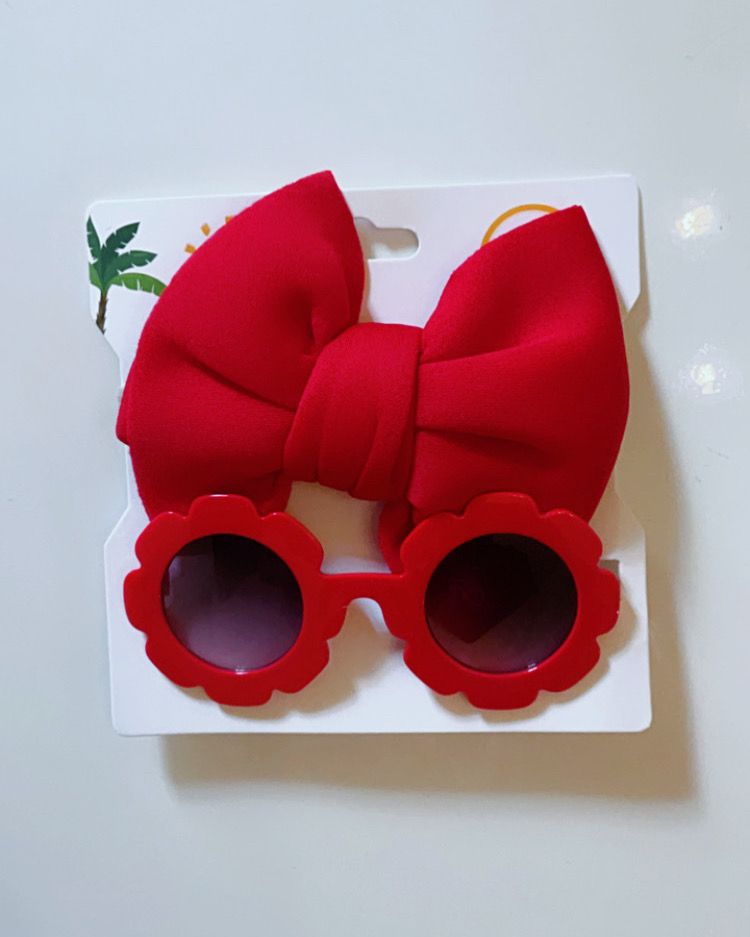 Set de gafas y venda para niñas 0-4y