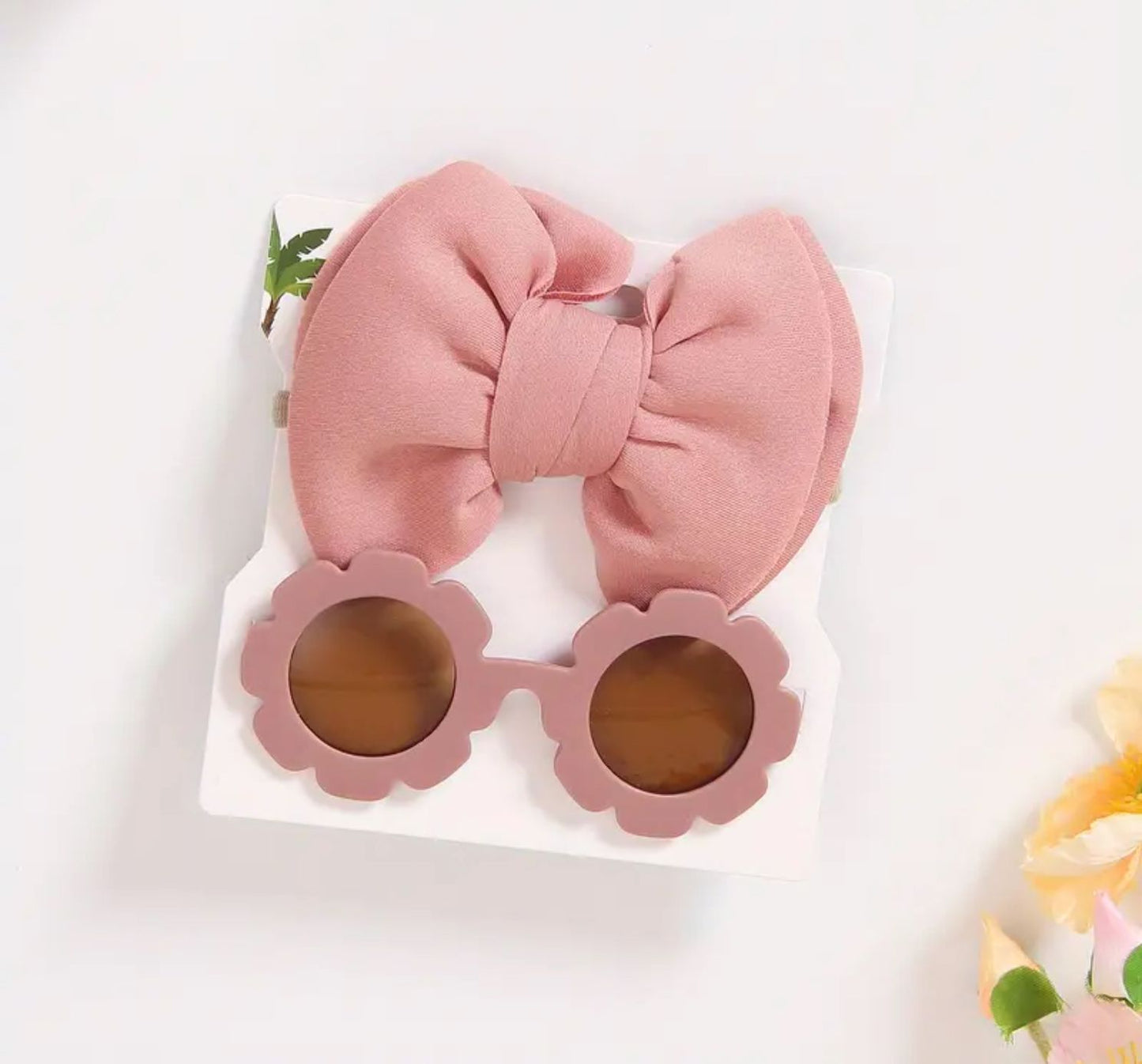 Set de gafas y venda para niñas 0-4y