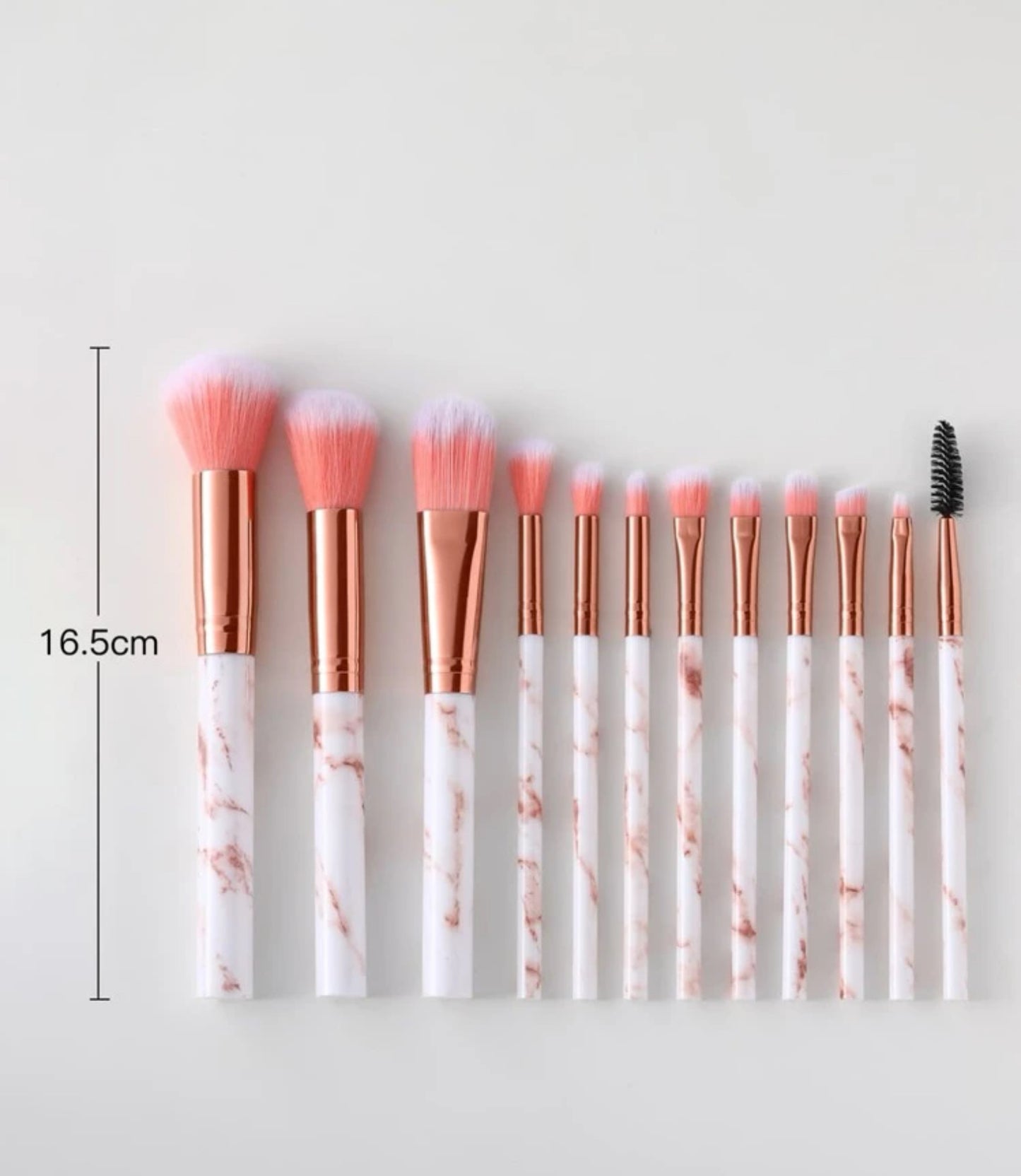 12 brochas de maquillaje + 3 mini esponjas