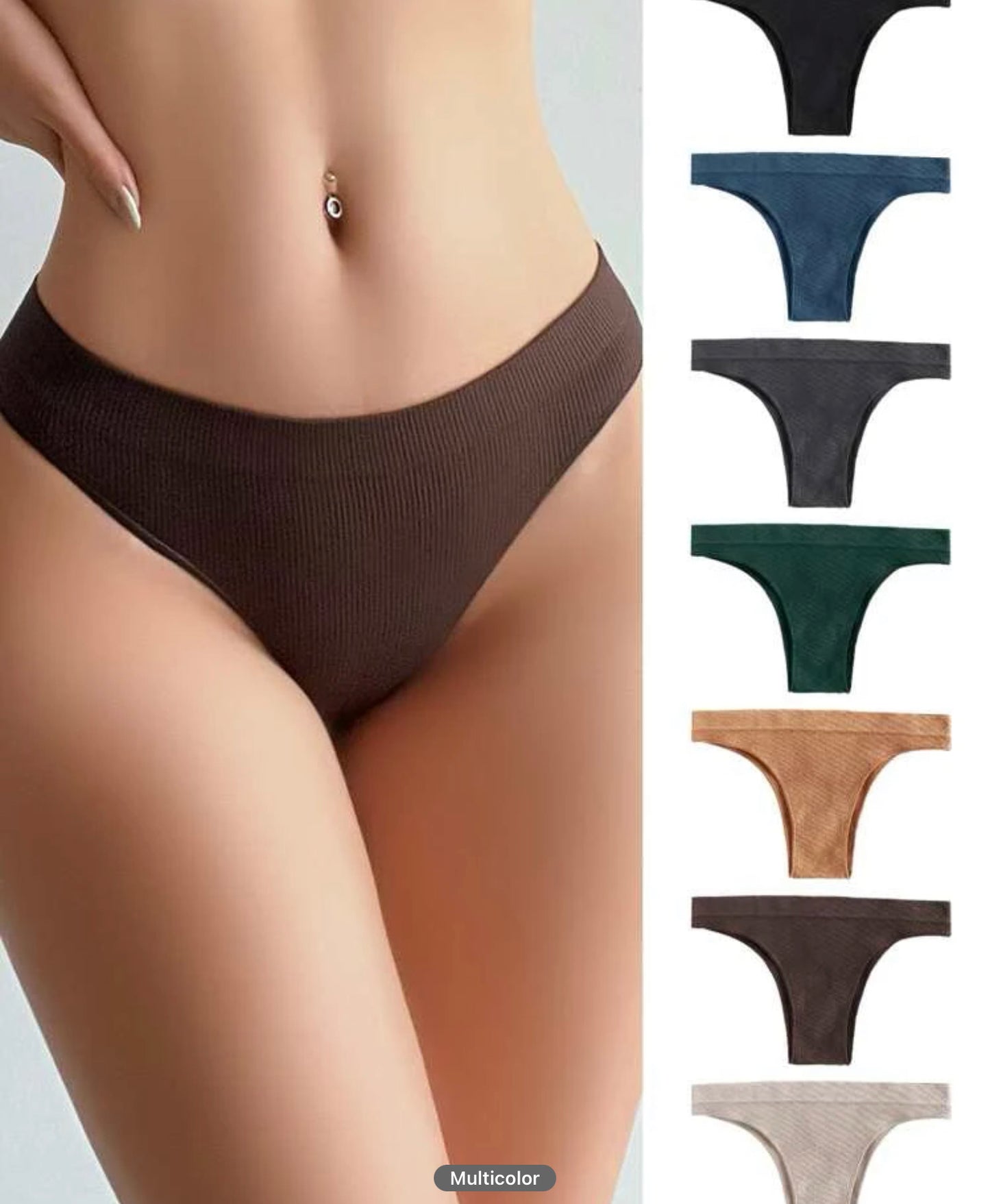 Set de 7 bragas size L