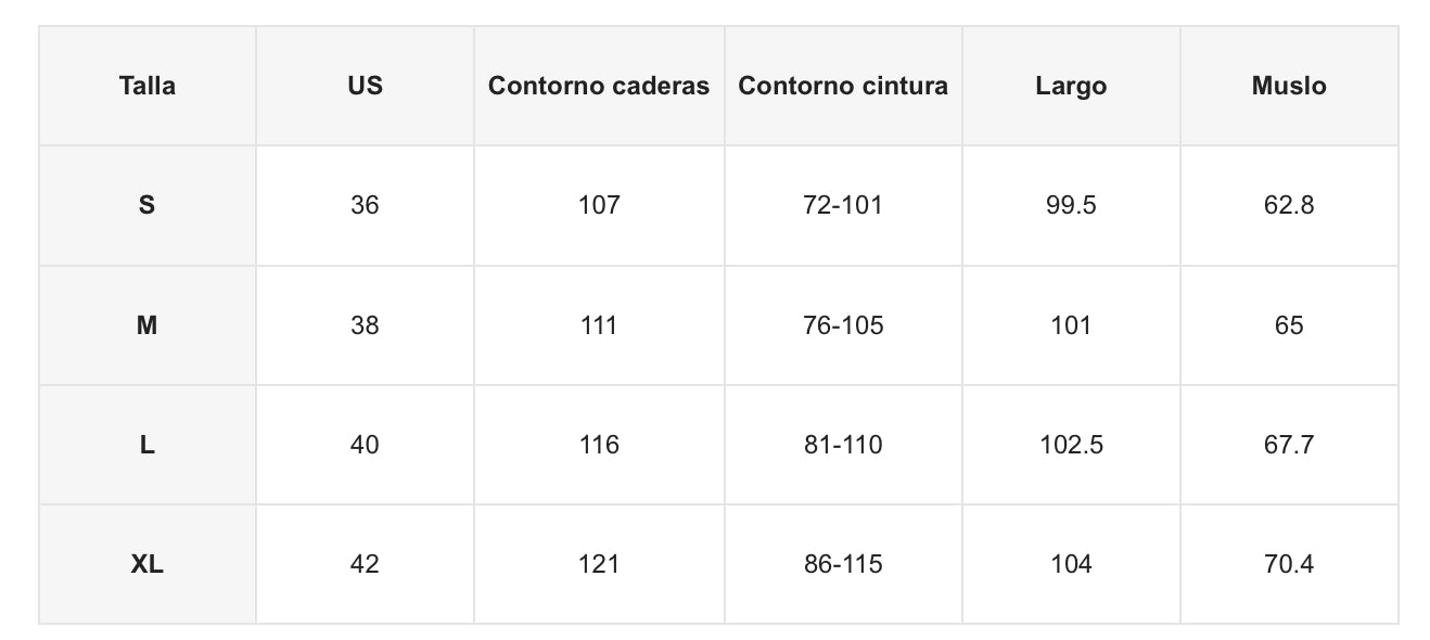 Pantalón Sizes S y M