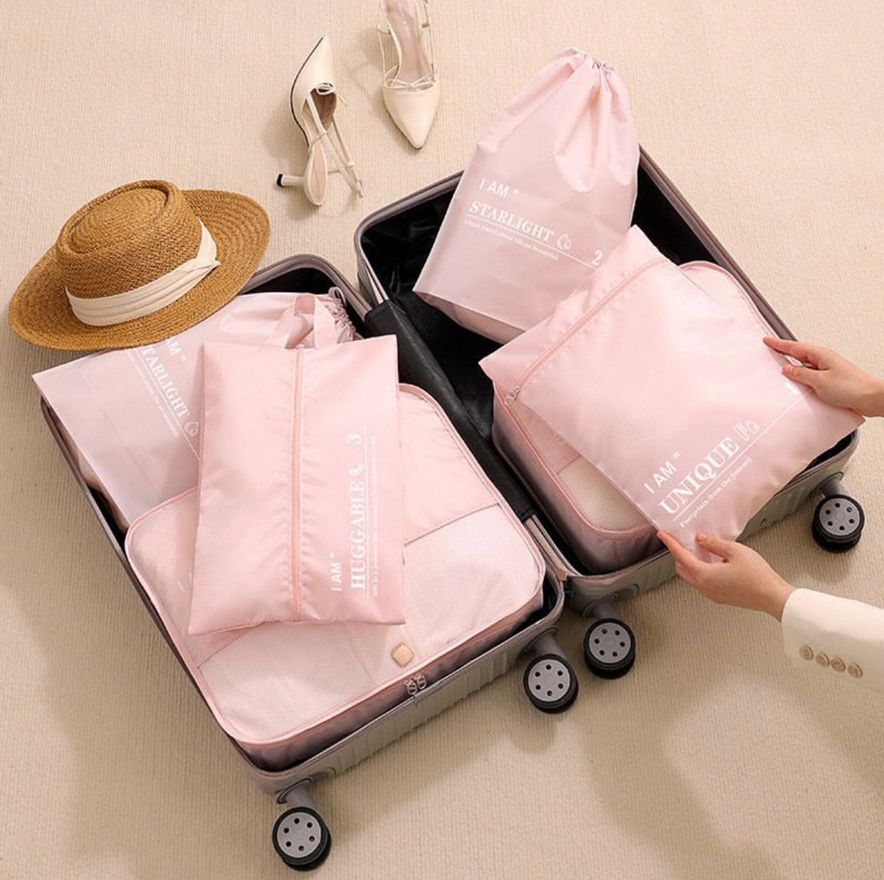 Kit de almacenamiento para viajes 6pcs