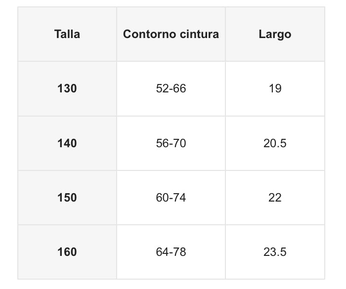 Set de 4 interiores para niños de 11 a 14 años