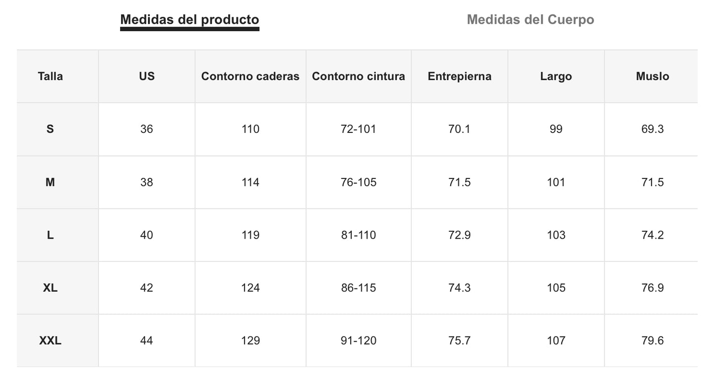 Pantalón Sizes S y M